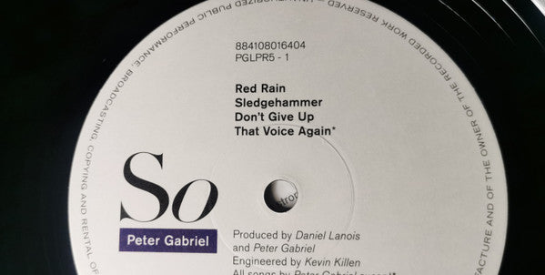 Peter Gabriel - So