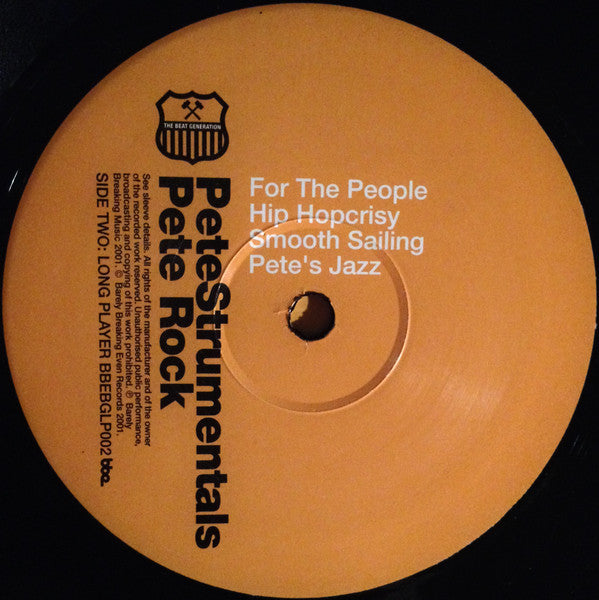 Pete Rock - PeteStrumentals (2LP, 1st Press, 2001)