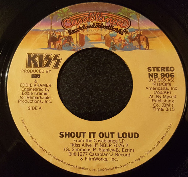 Kiss - Shout It Out Loud / Nothin' To Lose