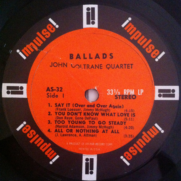 The John Coltrane Quartet - Ballads