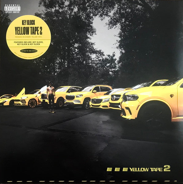 Key Glock - Yellow Tape 2 [YELLOW VINYL]
