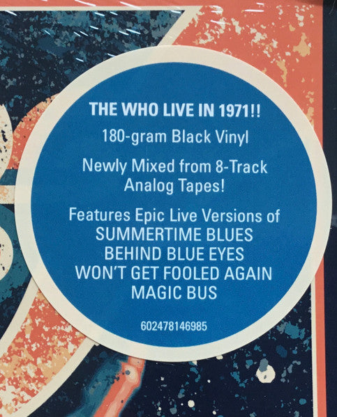 The Who - Live At The Oval 1971