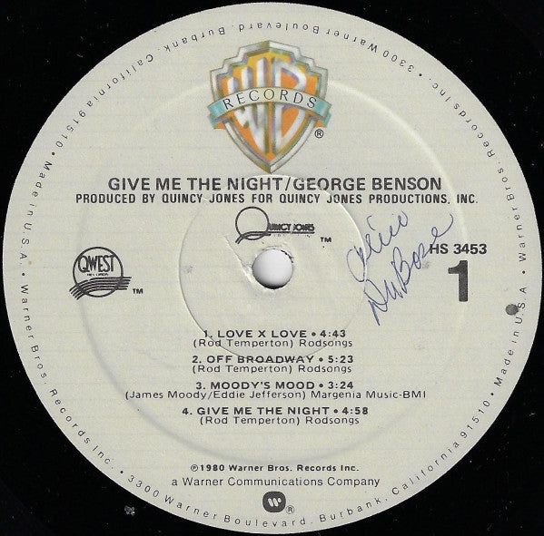 George Benson - Give Me The Night
