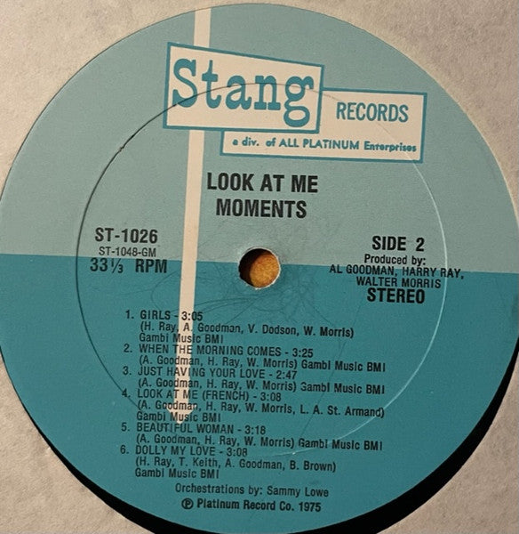 The Moments - Look At Me