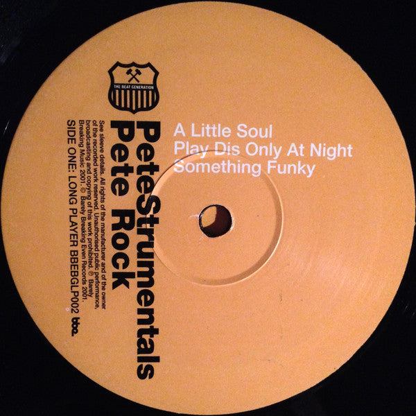 Pete Rock - PeteStrumentals (2LP, 1st Press, 2001)