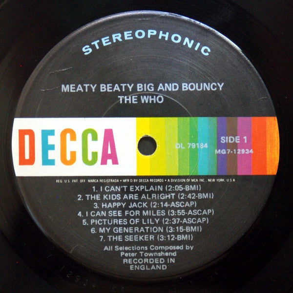 The Who - Meaty Beaty Big And Bouncy