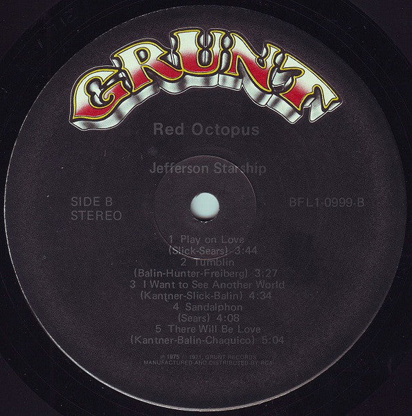 Jefferson Starship - Red Octopus
