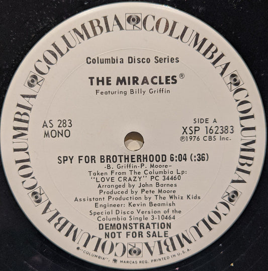 The Miracles - Spy For Brotherhood