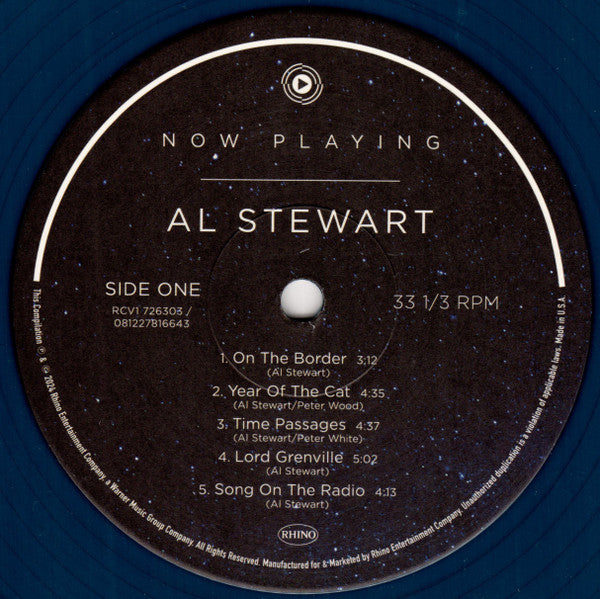 Al Stewart - Now Playing [SEA BLUE VINYL]