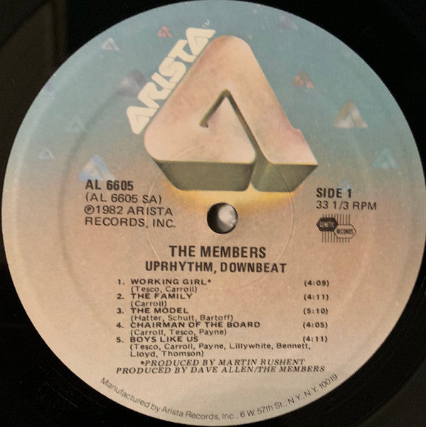 The Members - Uprhythm, Downbeat