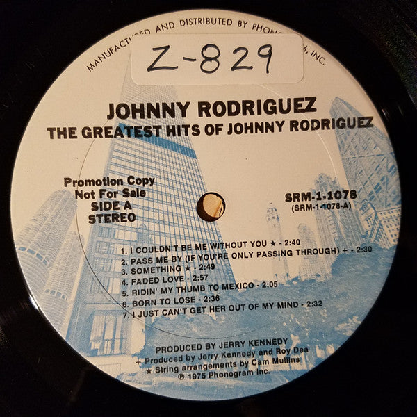 Johnny Rodriguez (4) - The Greatest Hits Of Johnny Rodriguez