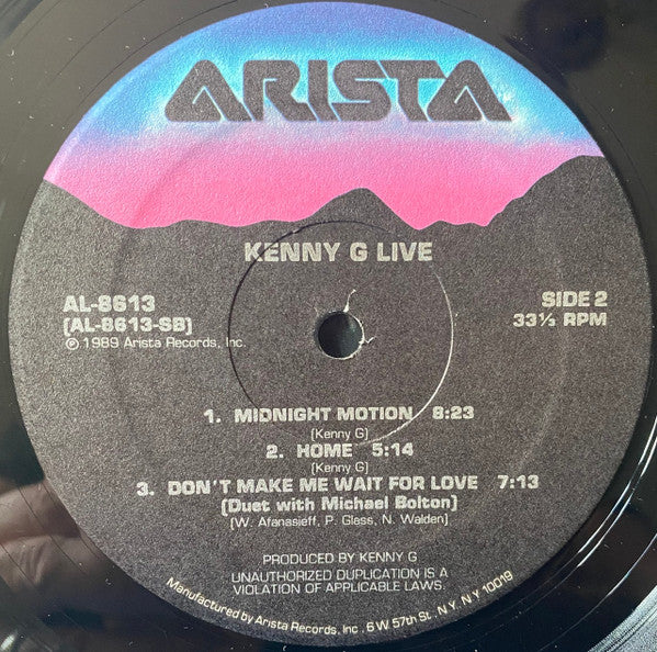 Kenny G (2) - Live