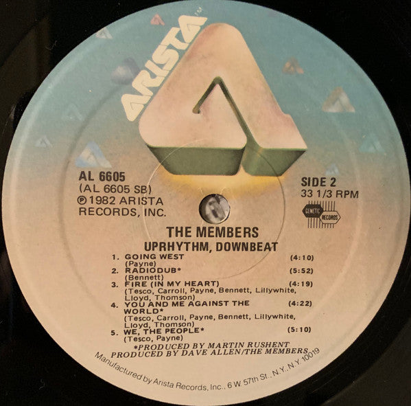 The Members - Uprhythm, Downbeat