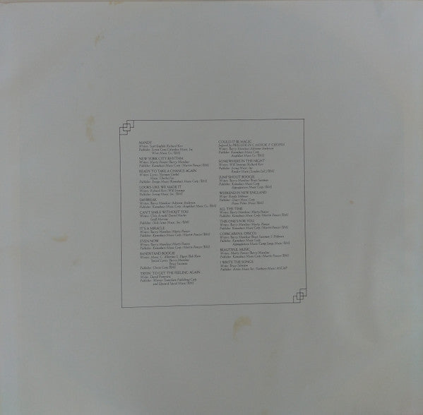 Barry Manilow - Greatest Hits