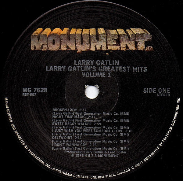 Larry Gatlin's Greatest Hits Volume 1