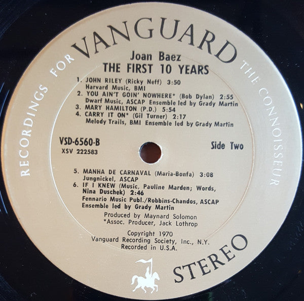 Joan Baez - The First 10 Years