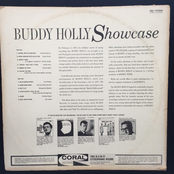 Buddy Holly - Showcase