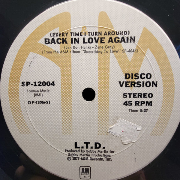 L.T.D. - We Party Hearty / (Every Time I Turn Around) Back In Love Again