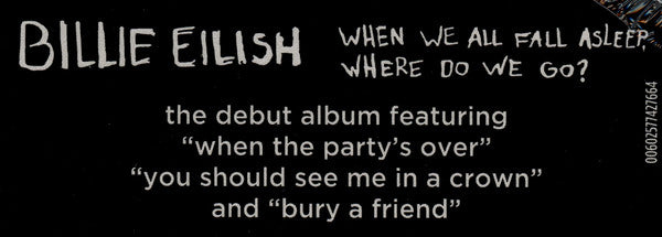 Billie Eilish - When We All Fall Asleep, Where Do We Go? [PALE YELLOW]