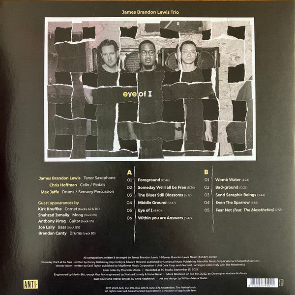 James Brandon Lewis Trio - Eye Of I