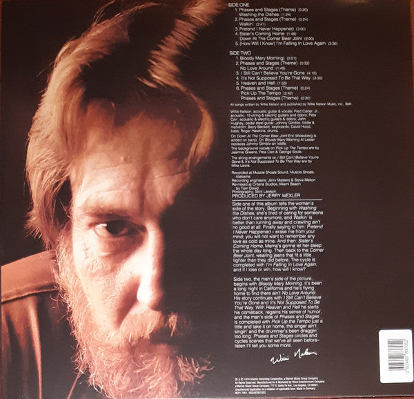 Willie Nelson - Phases And Stages [CRYSTAL CLEAR VINYL]