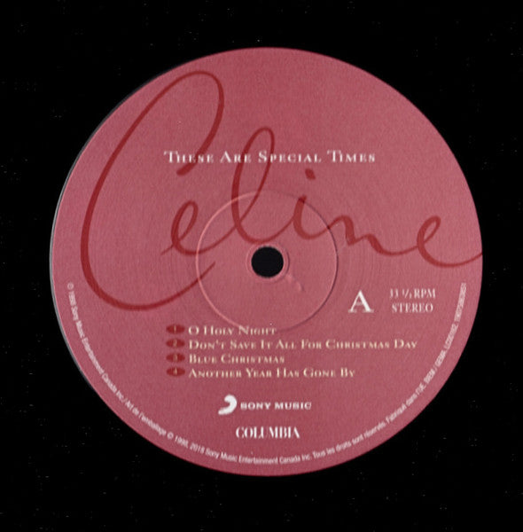 Céline Dion - These Are Special Times