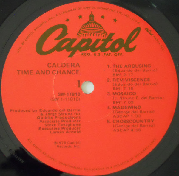 Caldera (2) - Time And Chance