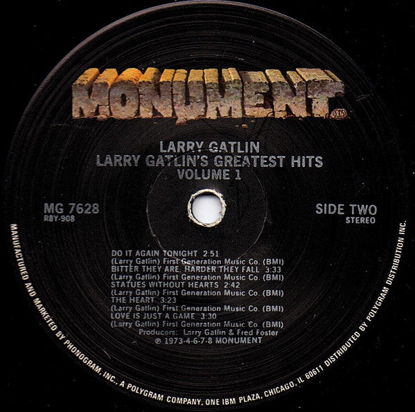 Larry Gatlin's Greatest Hits Volume 1