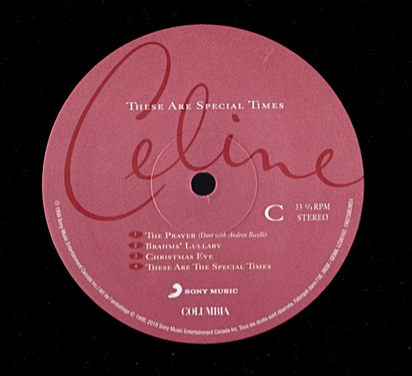 Céline Dion - These Are Special Times