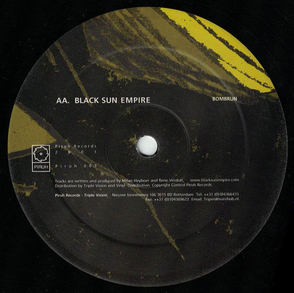 Black Sun Empire - The Silent / Bombrun