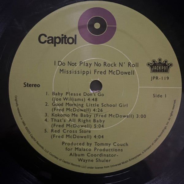 Fred McDowell - I Do Not Play No Rock 'N' Roll