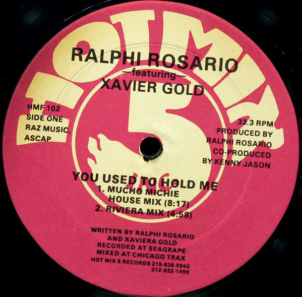 Ralphi Rosario - You Used To Hold Me