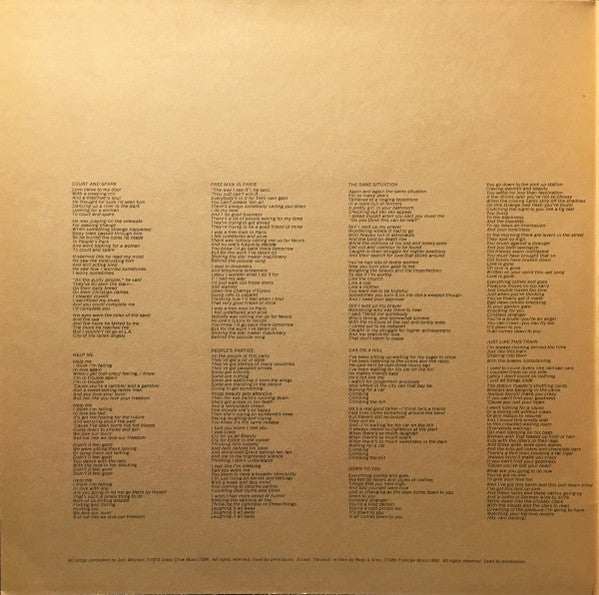 Joni Mitchell - Court And Spark