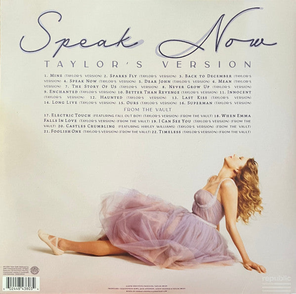 Taylor Swift - Speak Now (Taylor's Version) [MARBLED ORCHID VINYL]