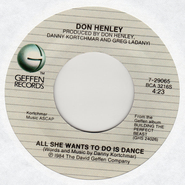 Don Henley - All She Wants To Do Is Dance