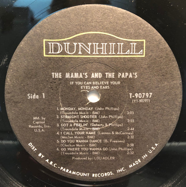 The Mamas & The Papas - If You Can Believe Your Eyes And Ears
