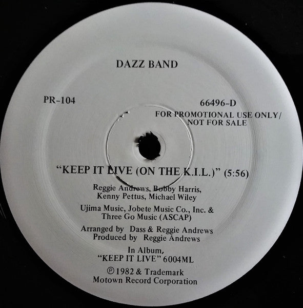 Dazz Band - Keep It Live (On The K.I.L.) / Li'l Suzy