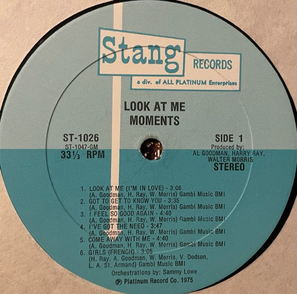 The Moments - Look At Me