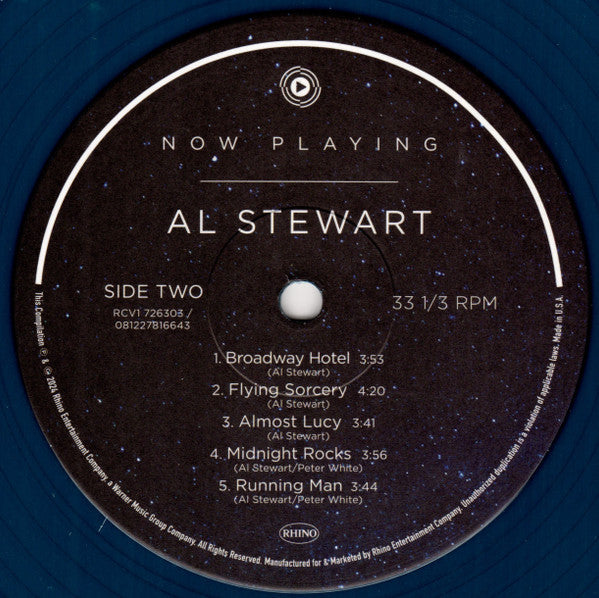Al Stewart - Now Playing [SEA BLUE VINYL]