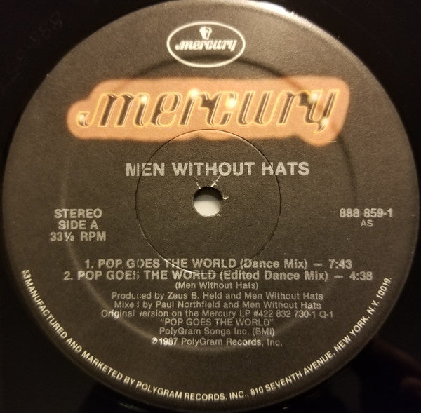 Men Without Hats - Pop Goes The World