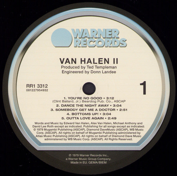 Van Halen - Van Halen II [180g, REMASTERED]