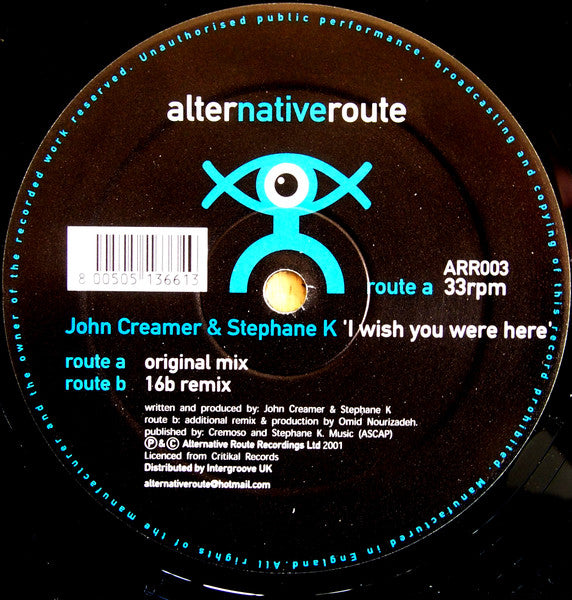 John Creamer & Stephane K - I Wish You Were Here