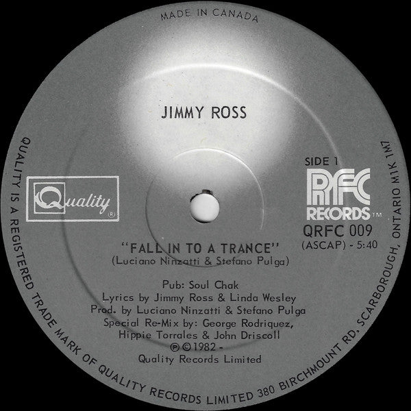 Jimmy Ross - Fall In To A Trance