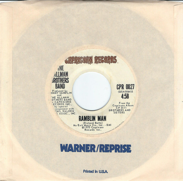 The Allman Brothers Band - Ramblin Man