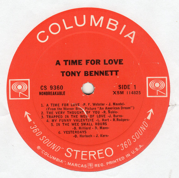 Tony Bennett - A Time For Love