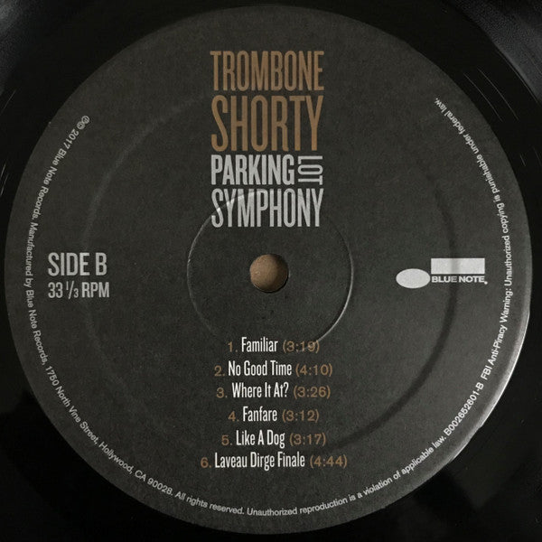 Trombone Shorty - Parking Lot Symphony