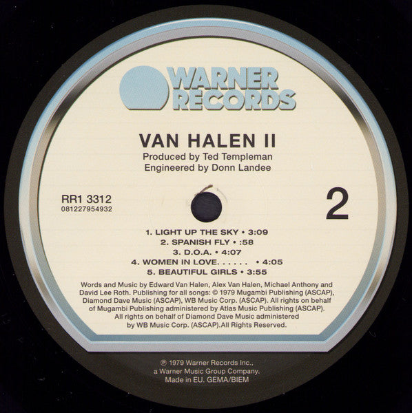 Van Halen - Van Halen II [180g, REMASTERED]