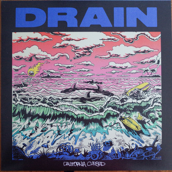 Drain - California Cursed [Light Blue/White Marble]