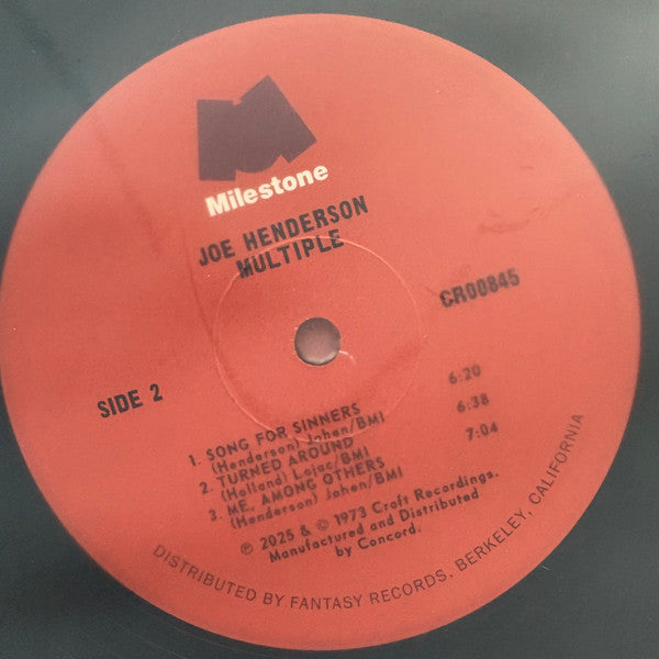 Joe Henderson - Multiple