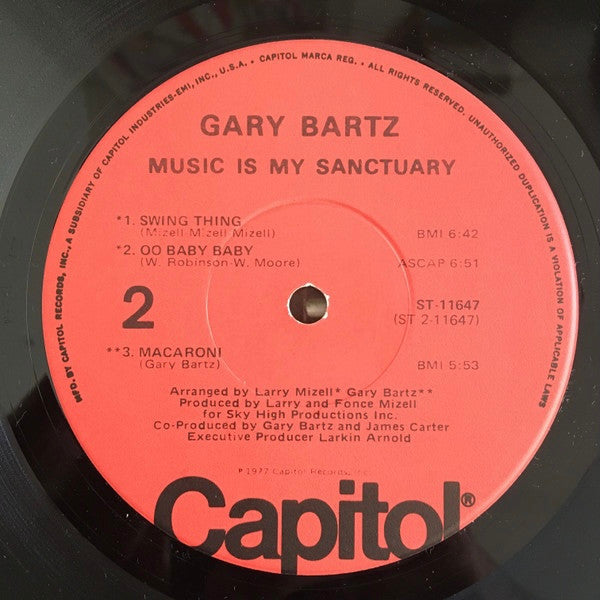 Gary Bartz - Music Is My Sanctuary